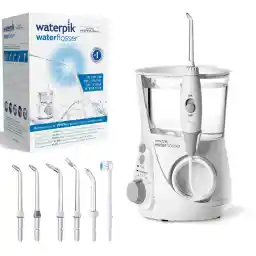 Waterpik Ultra Professional Waterflosser met 7 Tips en Geavanceerde Drukregelaar met 10 Instellingen, Apparaat voor het Verwijderen van Tandplak, Wit (WP-660EU)
