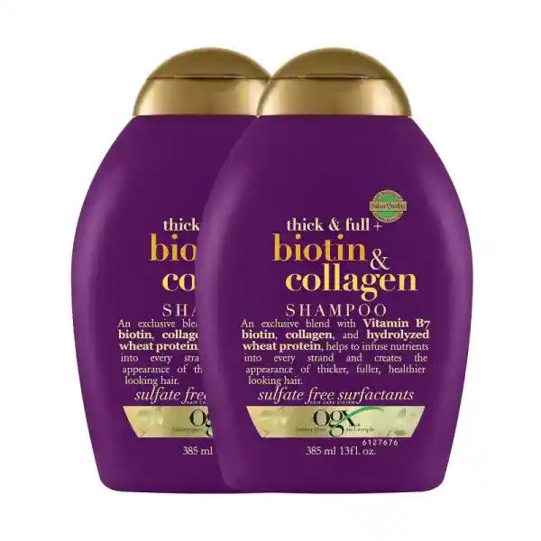 OGX Thick & Full Biotin & Collagen Shampoo 2 x 385 ml