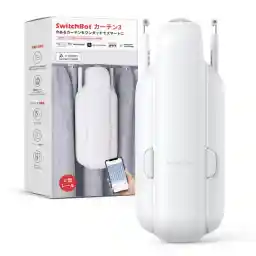 SwitchBot Curtain, 3rd Gen, Smart Home, Compatible with Alexa, Google Home, IFTTT, Siri, Automatic Open / Close, Remote Control, Solar Panel Rechargeable, Compatible with U-rails and i-rails