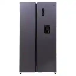 تيريم ثلاجة ببابين متجاورين بسعة صافية 518.16 لتر مع موزع مياه فضي اللامع TERRSBS720WD