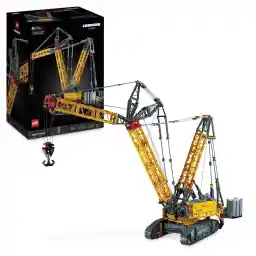 LEGO Technic Liebherr LR 13000 Crawler Crane Set, Build the Ultimate Remote Controlled Construction Vehicle Model with Control+ App, Crane with Winch System and Rocker Boom, Large Model Kit for Adults