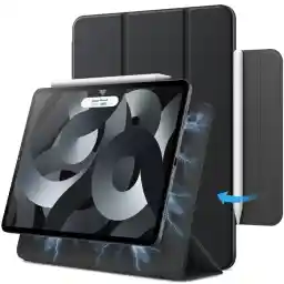 JETech Manyetik Kılıf için iPad Air 11 Inç M2 (2024), iPad Air 5/4 (10.9 Inç, Model 2022/2020, 5./4. Nesil), iPad Pro 11 (2018), Manyetik Sabitleme, İnce Tablet Kılıfı (Siyah)