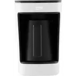 Beko Turkish Coffee Machine, 580W, CookSense2, Audio & light warning, Anti Spil, 5 Cups - TKM2341W