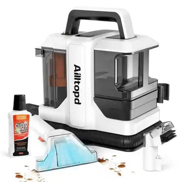 Portable Carpet & Upholstery Spot Cleaner Machine, Powerful Suction&Deep Cleaning Carpet Cleaner Machine for Area Rugs, Couch, Car, Pets