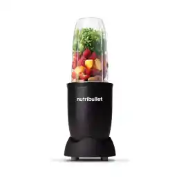 NutriBullet 900 Watts, 9 Piece Set, Multi-Function High Speed Blender, Mixer System with Nutrient Extractor, Smoothie Maker, All Black, NB-201, "2 year Warranty"