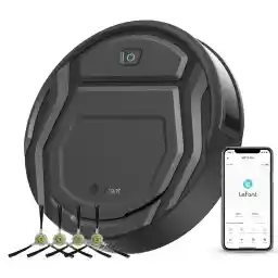 LEFANT Robot Vacuum Cleaner, Powerful 2200Pa Suction, Up to 120 Min Runtime, Robot Vacuum with Self-Charging, App/Alexa Control, Ideal for Pet Hair, Hard Floor, Low Pile Carpet(M210 Pro), M210P