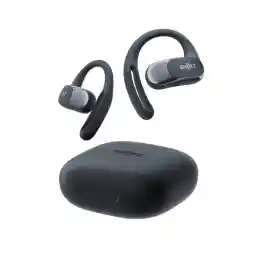 Shokz OpenFit Air Bluetooth 5.2 Fully Wireless Earphones, Bluetooth 5.2, No Blocking Ears, Auto Pairing, Earphones with Microphone with Charging Case, Left and Right Separated, 0.3 oz (8.7 g),