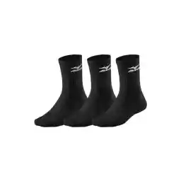 Mizuno Unisex Black Training 3P Socks Set