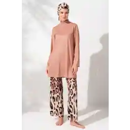 Pierre Cardin ملابس سباحة حجاب بأكمام طويلة منقوشة 231908