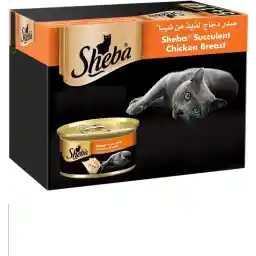 Sheba Succulent Chicken Breast, Wet Cat Food, 24 X 85G