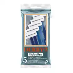 خود تراش مدل ساده بسته 5 عددی دو لبه دربی