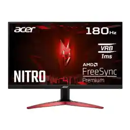 Acer Nitro KG241YS3 Gaming Monitor 23.8 Inch (60 cm Screen) Full HD, 180Hz, 1ms (VRB), 2xHDMI 2.0, DP 1.2, AMD FreeSync Premium, Black