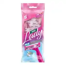 خودتراش دولبه مدل لیدی بسته 8 عددی دربی