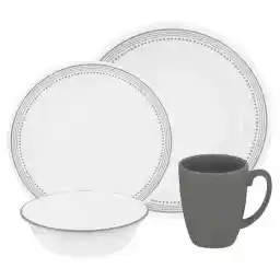 Corelle Classic Dinner Set 16pcs Mystic Grey 1119398