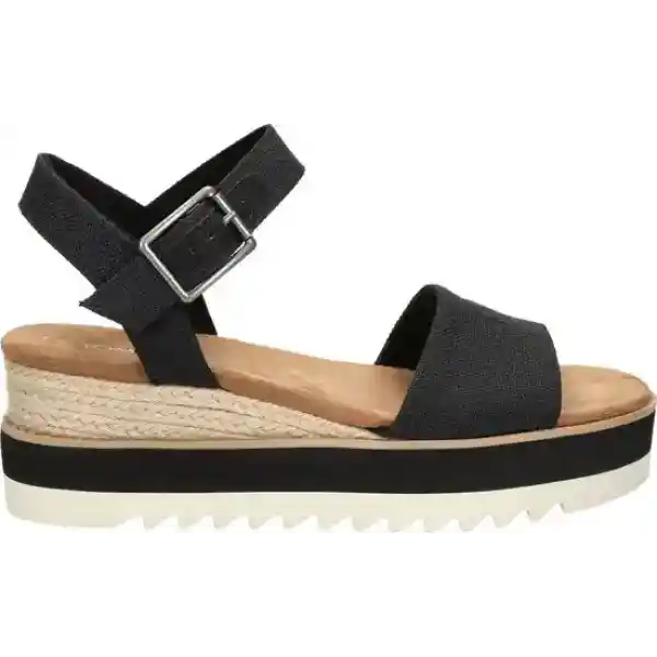 Toms Diana Sandalen - Met Sleehak - Dames - Zwart - Maat 37