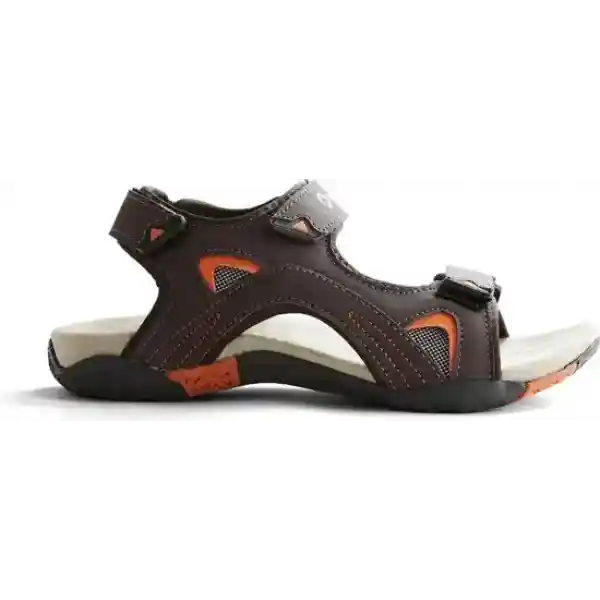 Travelin Volda Dames - Leren Outdoor- Sport- en WandelSandalen met Profielzool - Bruin