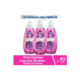 Omo Express Fresh Capcanlı Renkler Renkli Ve Siyahlar Sıvı Çamaşır Deterjanı 1480 ml X3