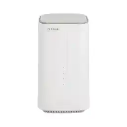 D-Link DWR 2000M 5G AX1800 router with 4 x Gigabit LAN ports, 1 x Gigabit WAN port, 1 x FXS port, 1 x USB 3.0 - White