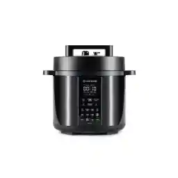 Nutricook Smart Pot 2, 1000 Watts Electric Pressure Cooker, Rice Cooker, Steamer, Yogurt Maker, 6L, Black