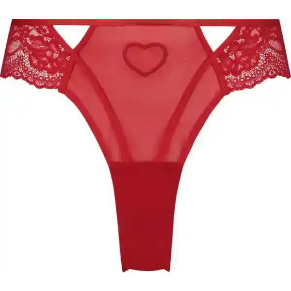 Hunkemöller Dames Lingerie Brazilian Amy - Rood - maat S