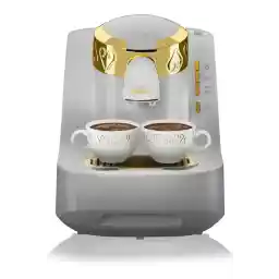 Arzum Okka OK-008-B Turkish Coffee Maker, Fully Automatic, 'Color White & Gold'