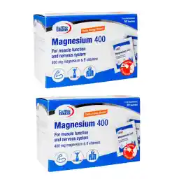 ساشه منیزیم 400 یوروویتال دو بسته 30 عددی