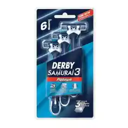 خود تراش مدل Samurai 3 بسته 6 عددی دربی