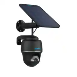 Reolink 5MP Solar Outdoor Camera 355°/140° Kantel Batterij IP-camera met Personen-/Auto-/Tiererkennung, 2.4/5GHz Wi-Fi, Time Lapse, 2-way Gesprek, Argus PT + solar panel (zwart)