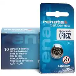 بطاريات ليثيوم 3 فولت (CR1632) من ريناتا - 10 قطع