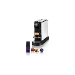 Nespresso ماكينة صنع قهوة اسبريسو من الفولاذ المقاوم للصدأ C140 Citiz بلاتينيوم، تيتان