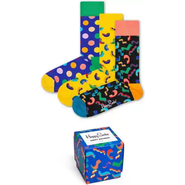 Happy Socks Happy Birthday Giftbox - Maat 36-40