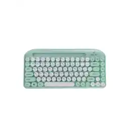 Dual Tec Wirless Bluetooth Keyboard 32.6 x 16 x 3.3 cm ( Green Color)