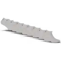 FILA Logo op de hiel Enkelsokken - Maat 39/42 - 9 Pack - Grijs