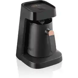 Arzum OK0017 Okka Jet Automatic Turkish Coffee Machine, 400 W, Black/Copper, 1 Year Warranty