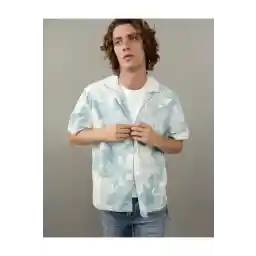 American Eagle Ae Floral Button-Up Poolside Shirt - U-2154-6266-310