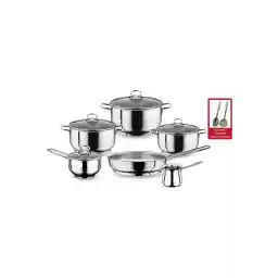 Prestige Stainless Steel 12Pc Cookware Set | Stainless Steel Cooking Combo Set - PR80952