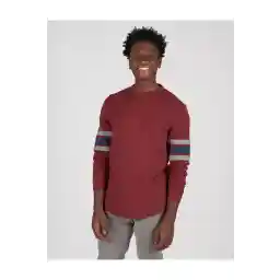 American Eagle Ae Super Soft Long-Sleeve Thermal Sweatshirt - Striped U-2171-2483-613