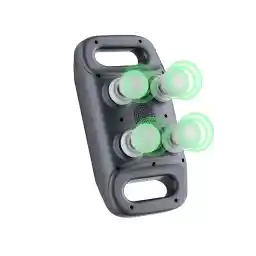 Relax Gürültüsüz 4 Başlıklı Masaj Tabancası Ergonomik Derin Doku Sırt Ve Boyun Masaj Tabancası