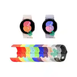 بند سیلیکونی ساعت سامسونگ Galaxy Watch 5 مدل دکمه ایSamsung Galaxy Watch 5 Silicone Sport Band