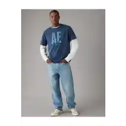 American Eagle Ae Logo Patterned T-Shirt U-0181-3522-410