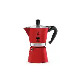 Bialetti 0004943 Moka Express Espresso Kahve Pişiricisi 6 Kişilik Rossa, Kırmızı