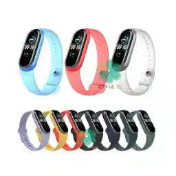 بند مچ بند هوشمند شیائومی Xiaomi Mi Band 5 مدل سیلیکونیXiaomi Mi Band 5 Silicone Band Strap