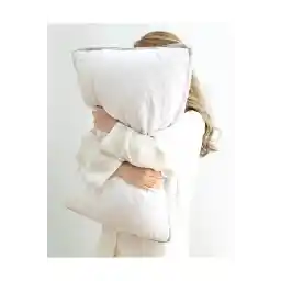 Madame Coco Air Conditioned Pillow - White / Light Gray