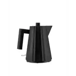 Alessi Plissé MDL06/1 B - Elektrische waterkoker van thermoplastisch hars, Europese stekker 2400W, 100 cl, zwart
