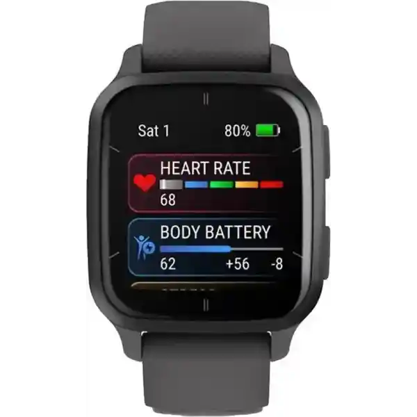 Garmin Venu Sq 2 - Health Smartwatch - Amoled display - 10 dagen batterij - Grijs