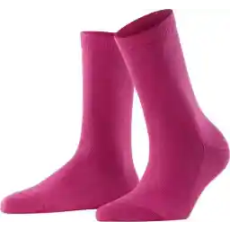 FALKE Family duurzaam katoen sokken dames rood - Maat 39-42