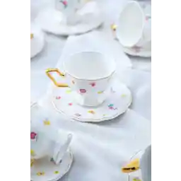 ACAR Camilla 6 Kişilik Kahve Fincanı Takımı - 90 ml