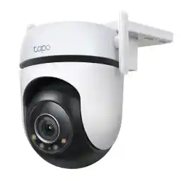 Tapo TP-Link C520WS Outdoor Surveillance Camera, Starlight Colour Night Vision, 360° Outdoor Camera, 2K 4MP, 2 Powerful Antennas, IP66 Weatherproof, Safe Local & Cloud Storage, AI Detection, App