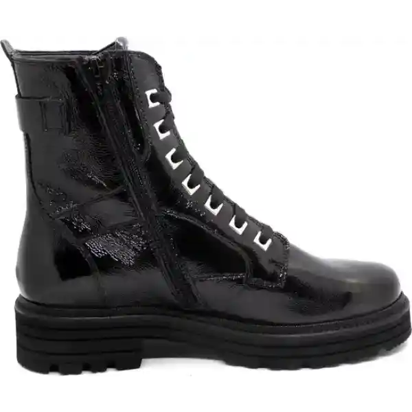 Durea Veterboots Dames / Laarzen / Damesschoenen - Leer - 9758 755 - Zwart - Maat 37