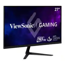 Viewsonic VX2718-P-MHD 27 Inch Frameless Full HD 1080p 165Hz 1ms Gaming Monitor with Adaptive-Sync Eye Care HDMI and Display Port, Black